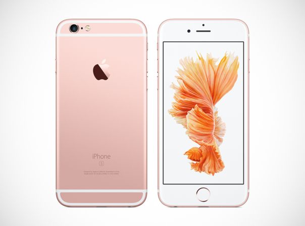 iPhone 6s, Rosé Gold, Display, Rückseite