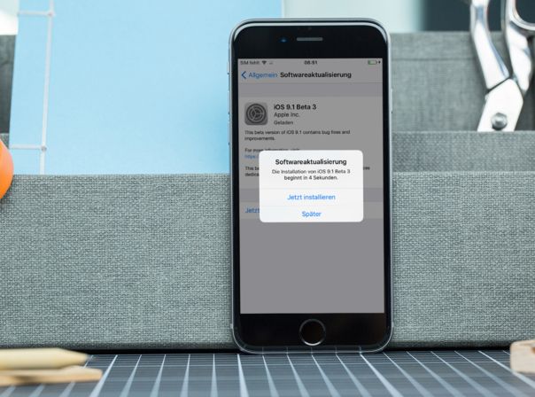 Die Arbeit an iOS 9.1 geht schnell voran: Die Beta 3 erschien nur eine Woche nach der Beta 2.