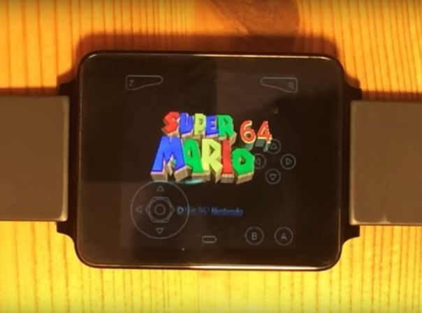 Mario Zelda LG G Watch