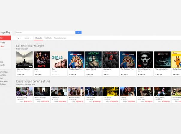 Google Play Store Filme & Serien