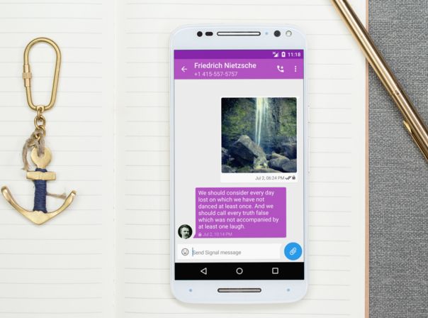 Signal App Motorola Moto X Style