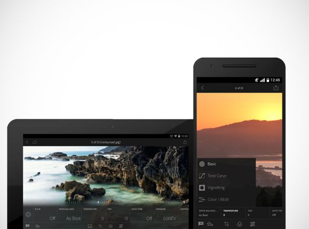 Adobe Photoshop Lightroom Android