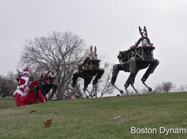 Boston Dynamics Weihnachtsgrüße