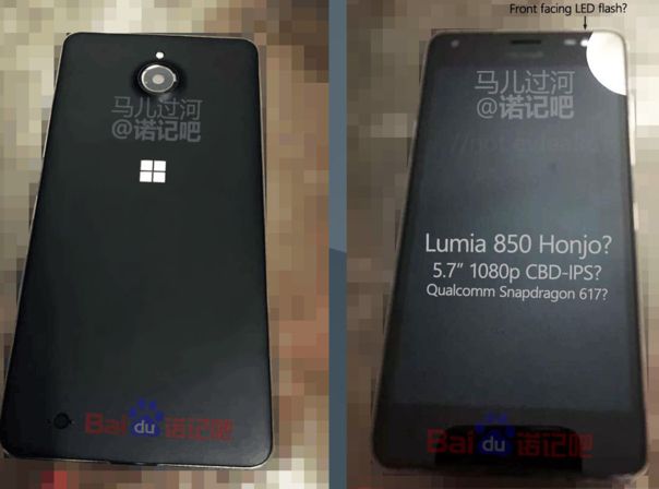 Microsoft Lumia 850 Leak