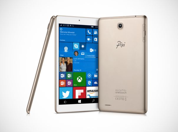 Alcatel Onetouch Pixi 3: Tablet wahlweise mit WIndows 10 Mobile oder Android.