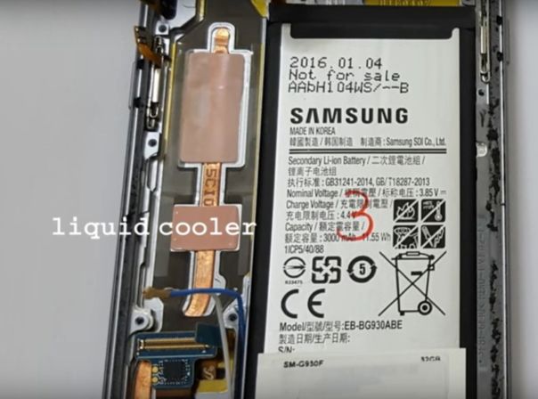 Samsung Galaxy S7 Heatpipe