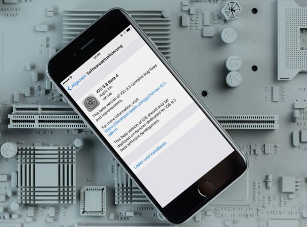 iOS 9.3 Beta 4