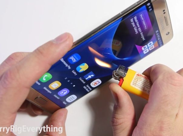 Samsung Galaxy S7 Edge Härtetest