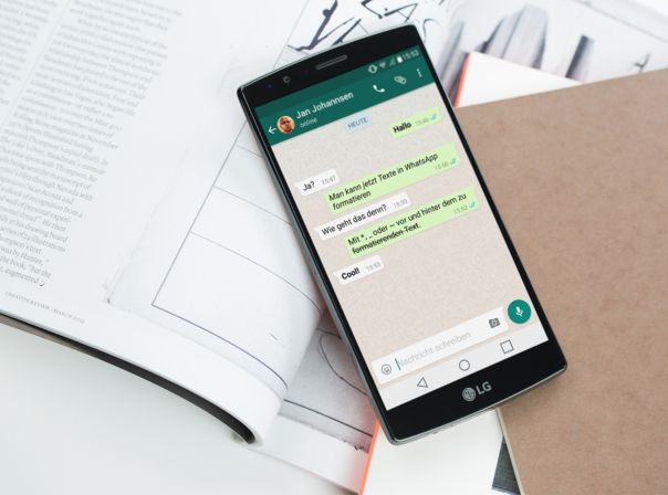 WhatsApp: So sehen formatierte Texte aus.