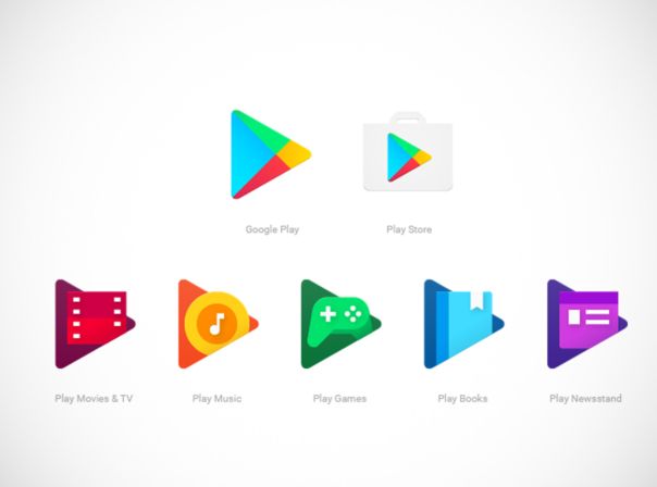 Google Play Neue Icons