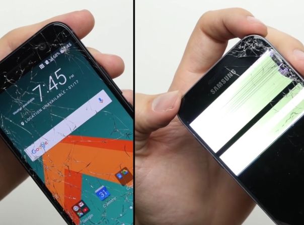 HTC 10 vs. Samsung Galaxy S7 Edge Droptest