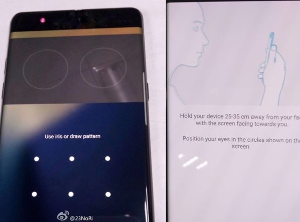 Galaxy Note 7 Irisscanner Leak Weibo 23NoRi