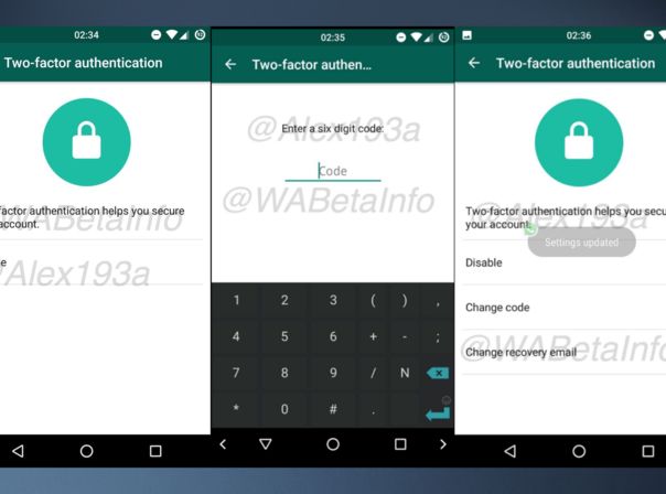 WhatsApp Beta ZweiFaktorAuthentifizierung Twitter WABetaInfo