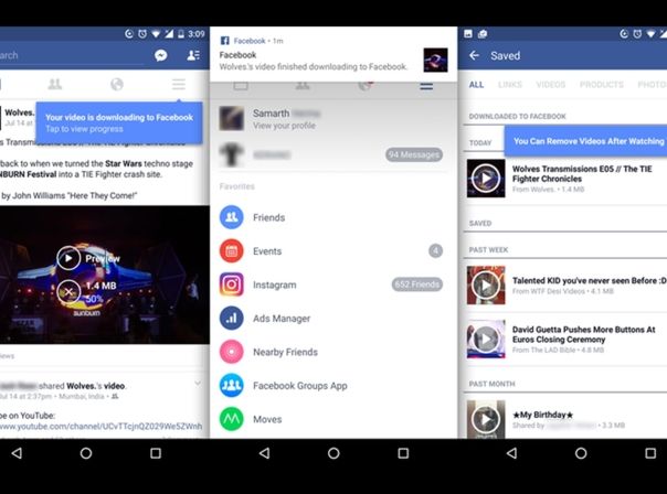 Facebook App Videos Speichern offline