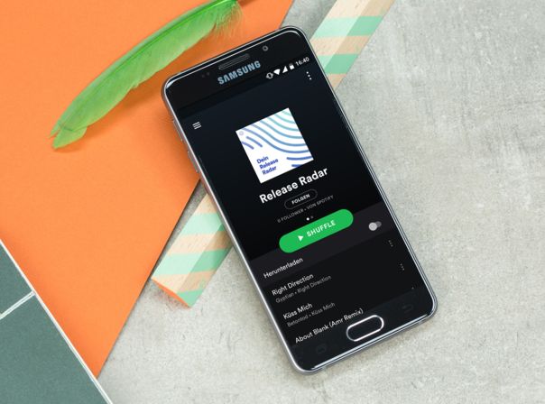 Samsung Spotify Screenshot