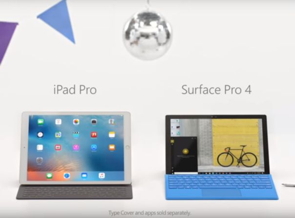 ipad pro surface pro 4 youtube surface