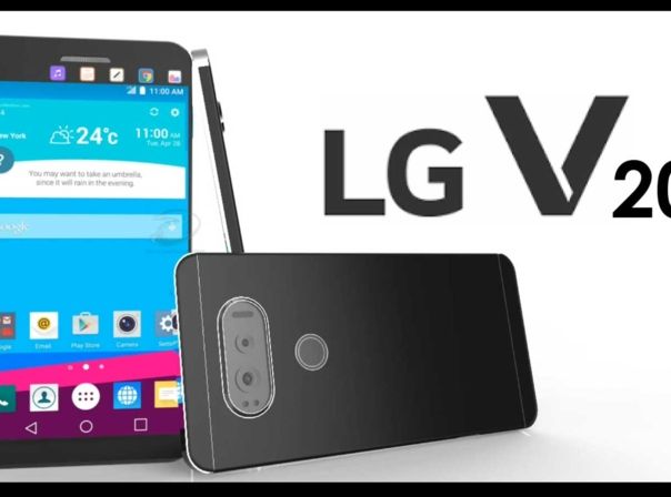 LG V20 Design Render Konzept