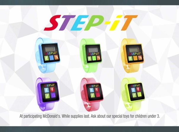 Wearable Step-it McDonalds Wearable fitnesstracker