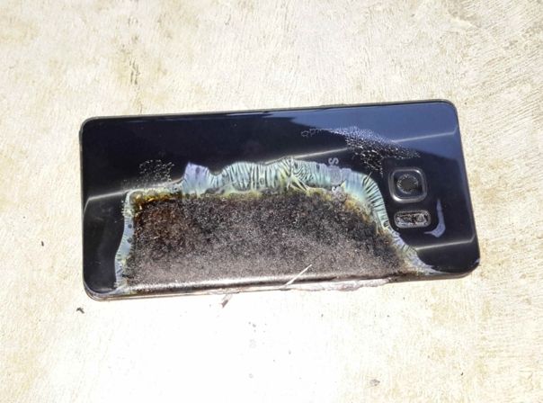 Galaxy Note 7 Akku explodiert