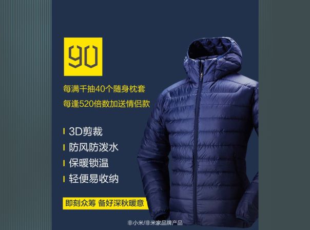 Xiaomi 90 Minutes Jacke GizmoChina