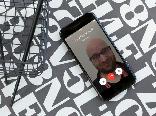 FaceTime funktioniert nur auf Apple-Geräten.