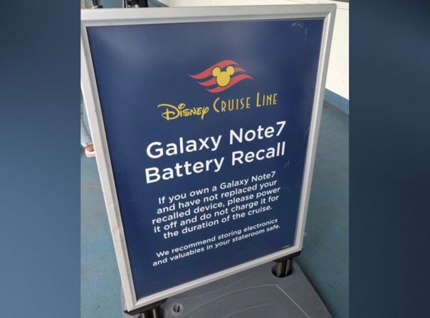 Galaxy Note 7 Disney Cruise Line