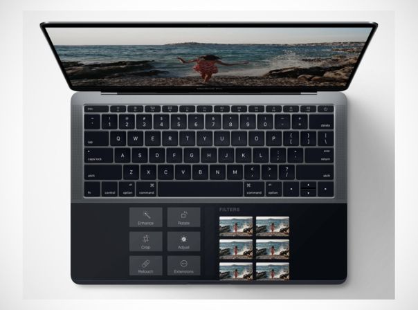 MacBook Pro 2016 Touch Bar Extended Konzept