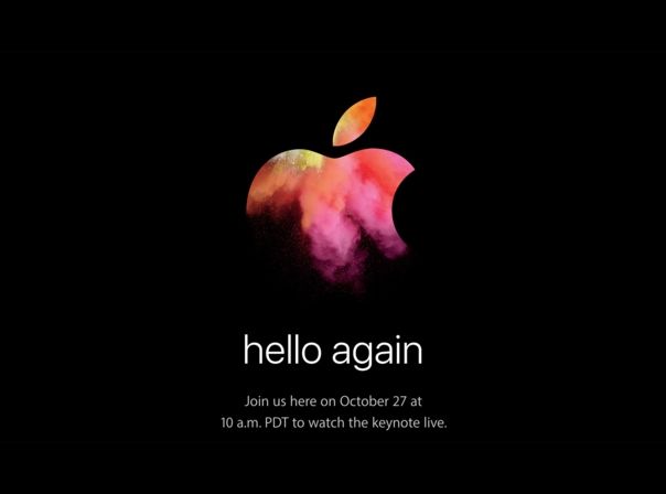 "Hello again": Apple lädt zur Keynote ein.