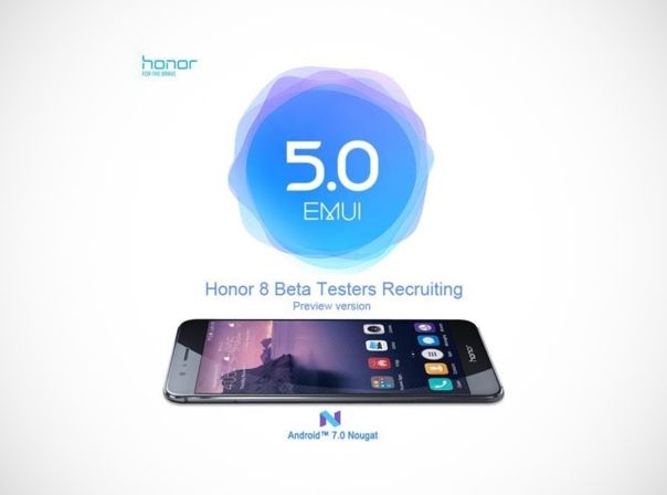 Honor 8 EMUI 5.0 Android Nougat