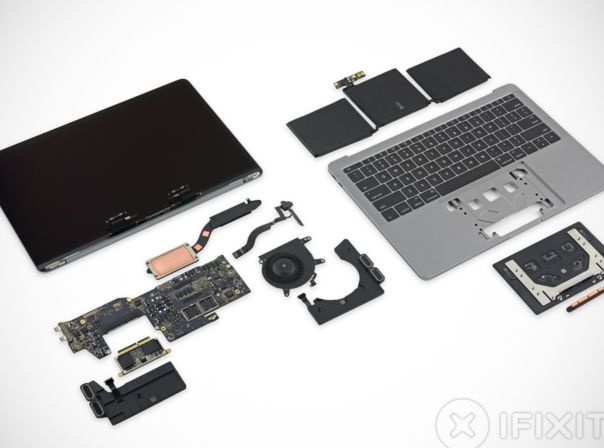 MacBookPro 13 Zoll iFixit Teardown2