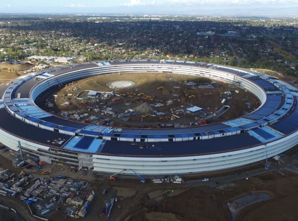 Schon bald sind die Bauarbeiten am Apple Campus 2 beendet