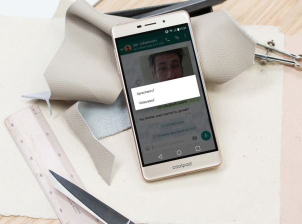 Bei WhatsApp habt Ihr die Wahl: Videoanruf oder Sprachanruf.