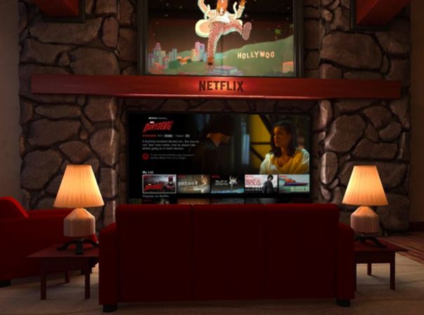 Netflix VR für Google Daydream versetzt Euch in ein virtuelles Wohnzimmer