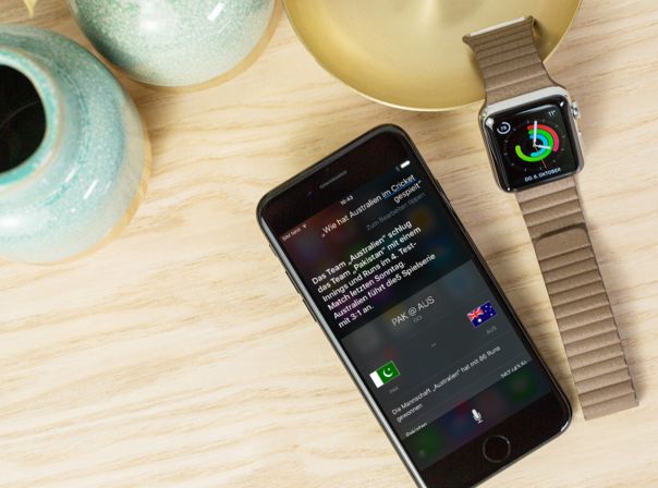 iOS 10.3 Beta 1: Siri kennt Cricket-Ergebnisse.