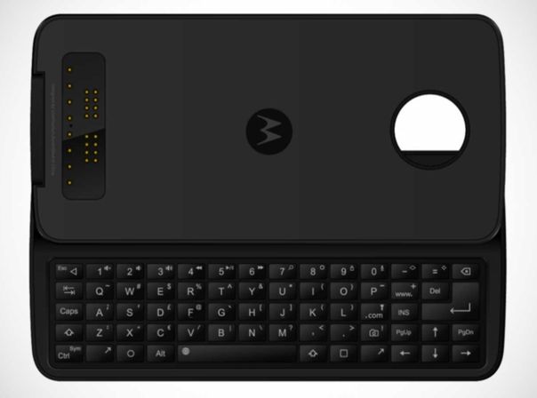 So könnte die Moto Mod-Tastatur aussehen