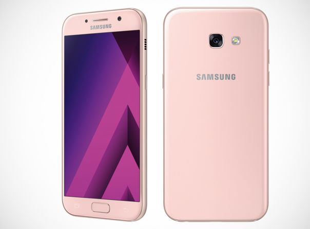 Samsung Galaxy A peach