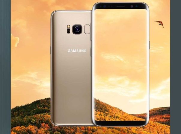 So sieht das Galaxy S8 in Gold aus