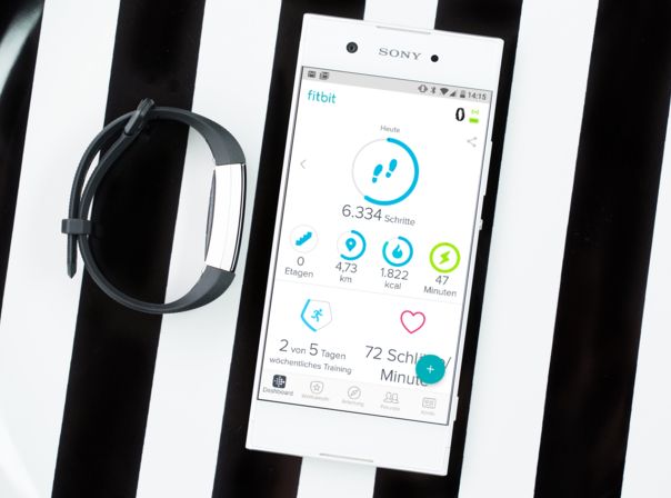 Fitbit-App und Alta HR