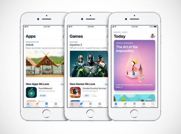 Der App Store erhält mit iOS 11 einen neuen Look.