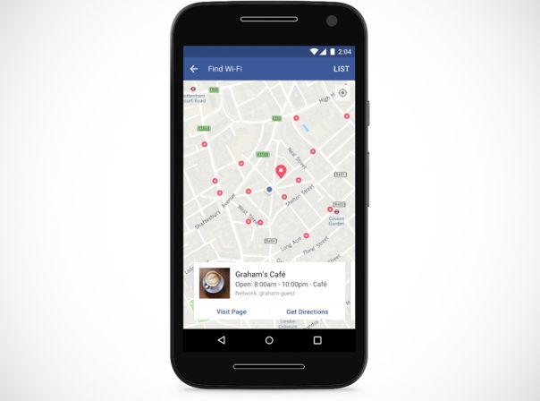 Facebook Wifi-Finder