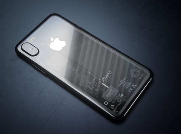 iPhone 8 transparent