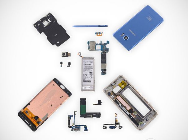 Samsung Galaxy Note FE Teardown