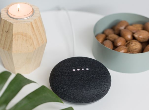 Google Home mini von oben