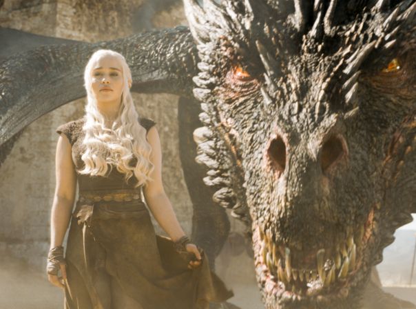 In "Game of Thrones" gehören Drachen zu den mächtigsten Wesen