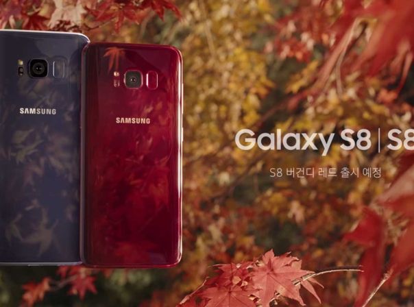 Das Galaxy S8 kommt auch in Rot