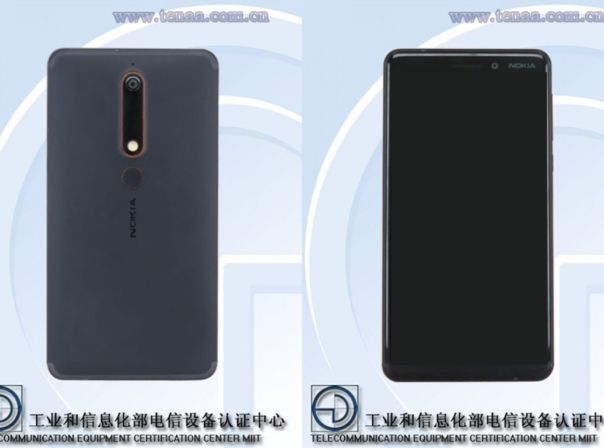 Nokia 6 2018 TENAA