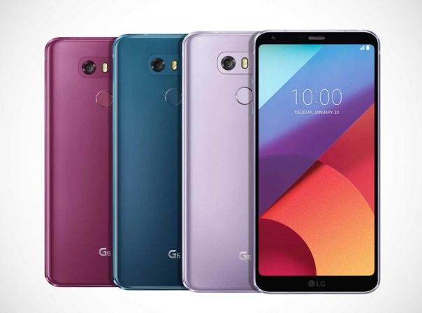 Das LG G6 kommt in Moroccan Blue, Lavender Violet und Raspberry Rose