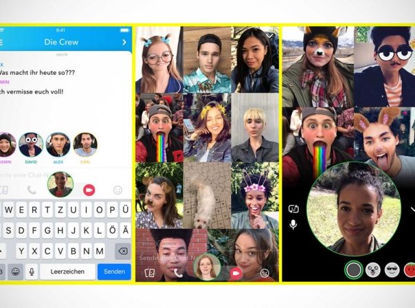 Snapchat_Gruppenvideochat