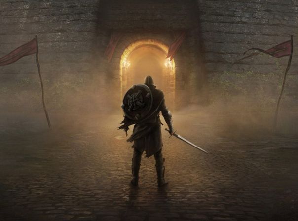 Teaser-Bild zu Elder Scrolls: Blades mit Schwertkämpfer