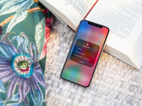 iOS 12, Einstellungen für "Nicht-Stören"-Modus auf dem iPhone X